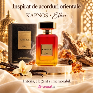 Kapnos, Ether x Marhaba, parfum unisex, ADN propriu, EDP, 100ml - Img 8