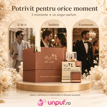 Lattafa 24 Carat Pure Gold – Parfum EDP 100 ml, unisex - Img 6