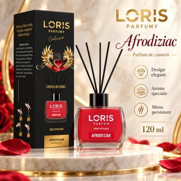Loris Parfum Afrodisiac 120 ml – Odorizant de Cameră cu Bețișoare Parfumate - Img 4