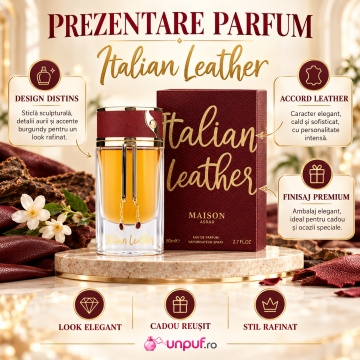 Maison Asrar Italian Leather – Parfum EDP 80 ml, bărbați - Img 2