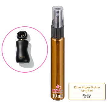 Mostra fiola din Diva Suger Retro Aro-Fac, decant sticla cu pulverizator - Img 4