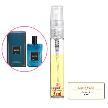 Mostra fiola din Elixir Yalla, decant sticla cu pulverizator - Img 2
