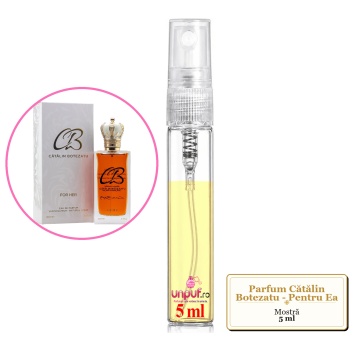 Mostra fiola din Parfum Cătălin Botezatu - Pentru Ea, decant sticla cu pulverizator - Img 3