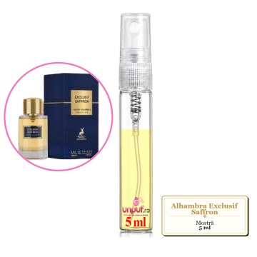 Mostra fiola din Parfumul Alhambra Exclusif Saffron, decant sticla cu pulverizator - Img 4