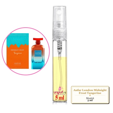 Mostra fiola din Parfumul Anfar London Midnight Frost Tangerine, decant sticla cu pulverizator - Img 4