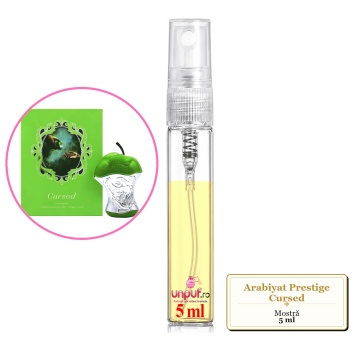 Mostra fiola din Parfumul Arabiyat Prestige Cursed, decant sticla cu pulverizator - Img 4