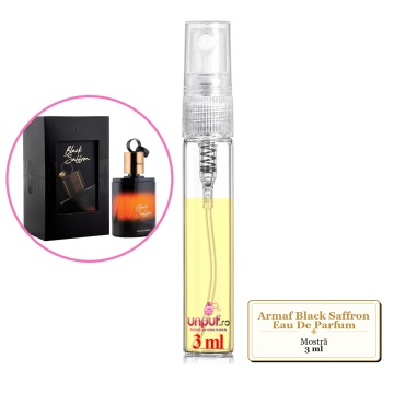 Mostra fiola din Parfumul Armaf Black Saffron Eau De Parfum, decant sticla cu pulverizator - Img 2
