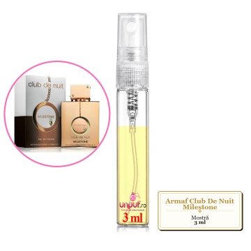 Mostra fiola din Parfumul Armaf Club De Nuit Milestone, decant sticla cu pulverizator - Img 3