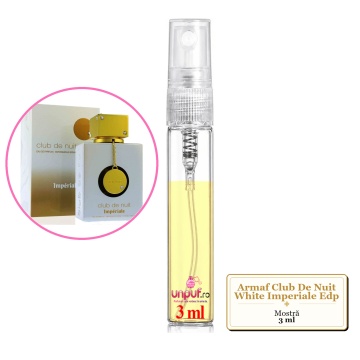 Mostra fiola din Parfumul Armaf Club De Nuit White Imperiale Edp, decant sticla cu pulverizator - Img 3