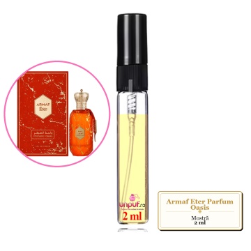 Mostra fiola din Parfumul Armaf Eter Parfum Oasis, decant sticla cu pulverizator - Img 2