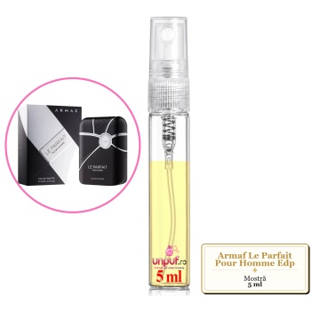 Mostra fiola din Parfumul Armaf Le Parfait Pour Homme Edp, decant sticla cu pulverizator - Img 4