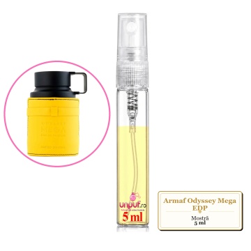 Mostra Fiola Din Parfumul Armaf Odyssey Mega Eau De Parfum, Decant Sticla Cu Pulverizator - Img 3