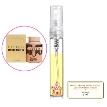 Mostra fiola din Parfumul Armaf Odyssey Toffee Coffee, Apa De Parfum Unisex, decant sticla cu pulverizator - Img 4