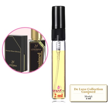 Mostra fiola din Parfumul De Luxe Collection Ganimed, decant sticla cu pulverizator
