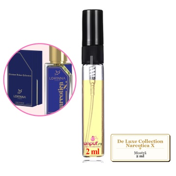 Mostra fiola din Parfumul De Luxe Collection Narcotica X, decant sticla cu pulverizator