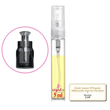 Mostra fiola din Parfumul Emir Lueur D'Espoir Silhouette Eau De Parfum, decant sticla cu pulverizator - Img 3