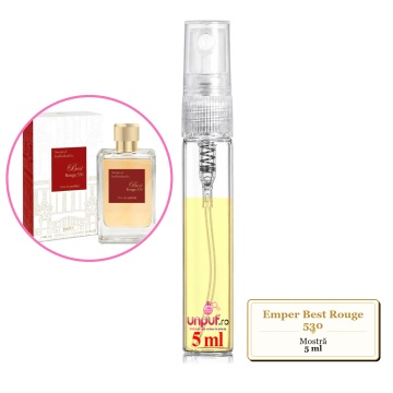Mostra fiola din Parfumul Emper Best Rouge 530, decant sticla cu pulverizator - Img 4