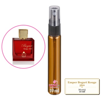 Mostra fiola din Parfumul Emper Bogart Rouge 560, decant sticla cu pulverizator