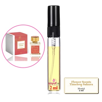 Mostra fiola din Parfumul Flower Scents Timeless Sakura, decant sticla cu pulverizator - Img 2
