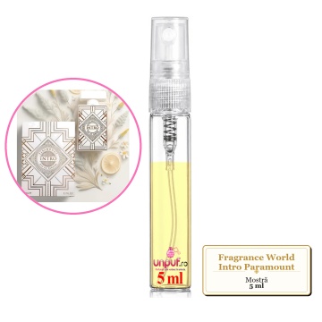 Mostra fiola din Parfumul Fragrance World Intro Paramount, decant sticla cu pulverizator - Img 4