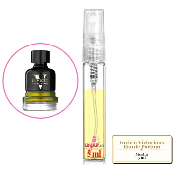 Mostra fiola din Parfumul Fragrance World Invicto Victorious Eau de Parfum, decant sticla cu pulverizator - Img 3