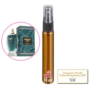Mostra Fiola Din Parfumul Fragrance World Urban Man Amaze Eau De Parfum, Decant Sticla Cu Pulverizator - Img 4