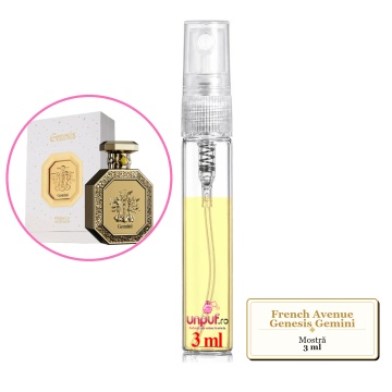 Mostra fiola din Parfumul French Avenue Genesis Gemini, decant sticla cu pulverizator - Img 3