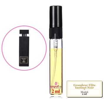 Mostra fiola din Parfumul Grandeur Elite Instinct Noir, decant sticla cu pulverizator - Img 1