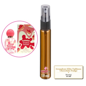Mostra fiola din Parfumul Grandeur Elite Tubbees Chocolate Fudge, decant sticla cu pulverizator