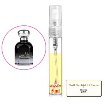 Mostra fiola din Parfumul Gulf Orchid Al Fares, decant sticla cu pulverizator - Img 4