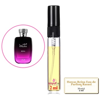 Mostra fiola din Parfumul Hawas Reina Eau de Parfum Rasasi , decant sticla cu pulverizator - Img 4
