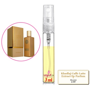 Mostra fiola din Parfumul Khadlaj Caffe Latte Extract De Parfum, decant sticla cu pulverizator - Img 3