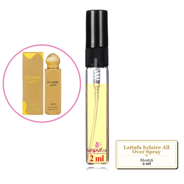 Mostra fiola din Parfumul Lattafa Eclaire All Over Spray, decant sticla cu pulverizator - Img 2