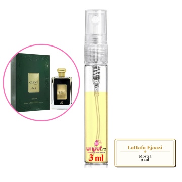 Mostra fiola din Parfumul Lattafa Ejaazi, decant sticla cu pulverizator - Img 3
