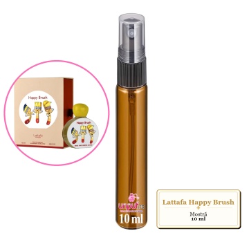 Mostra fiola din Parfumul Lattafa Happy Brush, decant sticla cu pulverizator
