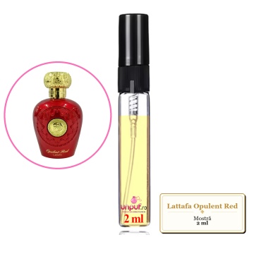 Mostra fiola din Parfumul Lattafa Opulent Red, decant sticla cu pulverizator - Img 2