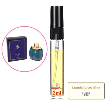 Mostra fiola din Parfumul Lattafa Royce Blue, decant sticla cu pulverizator - Img 2