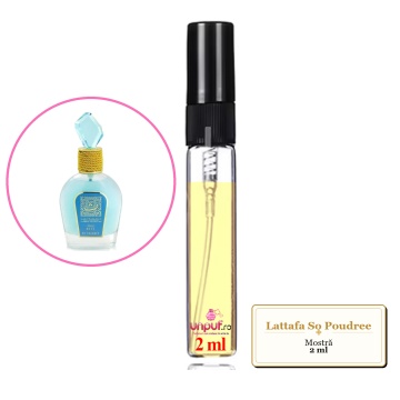 Mostra fiola din Parfumul Lattafa So Poudree, decant sticla cu pulverizator - Img 2