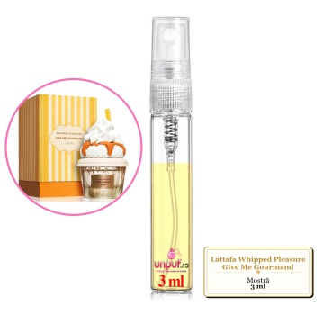 Mostra fiola din Parfumul Lattafa Whipped Pleasure Give Me Gourmand, decant sticla cu pulverizator - Img 3