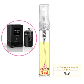 Mostra fiola din Parfumul Le Chameau Arabia Code, decant sticla cu pulverizator - Img 2