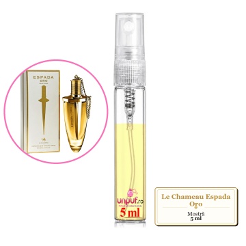 Mostra fiola din Parfumul Le Chameau Espada Oro, decant sticla cu pulverizator - Img 4