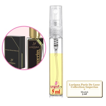 Mostra fiola din Parfumul Lorinna Paris De Luxe Collection Imperius, decant sticla cu pulverizator - Img 3