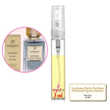 Mostra fiola din Parfumul Lorinna Paris National Scent Intens, decant sticla cu pulverizator - Img 2