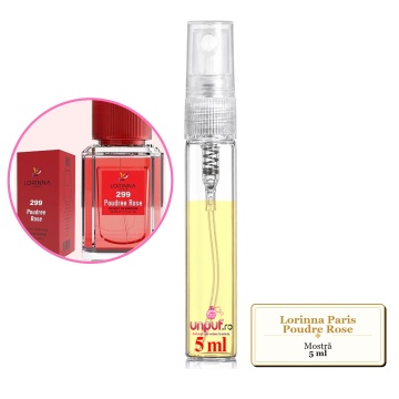 Mostra fiola din Parfumul Lorinna Paris Poudre Rose, decant sticla cu pulverizator - Img 3