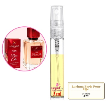 Mostra fiola din Parfumul Lorinna Paris Pour Elle, decant sticla cu pulverizator - Img 2