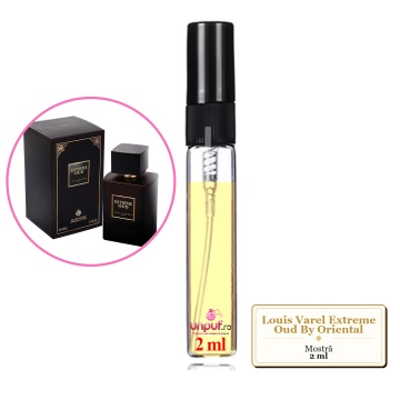 Mostra fiola din Parfumul Louis Varel Extreme Oud By Oriental, decant sticla cu pulverizator - Img 2