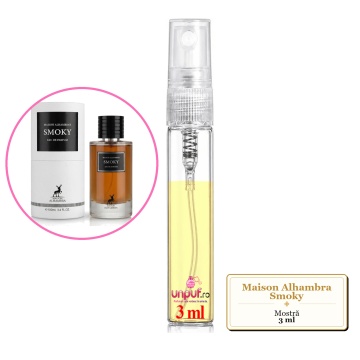 Mostra fiola din Parfumul Maison Alhambra Smoky, decant sticla cu pulverizator - Img 3