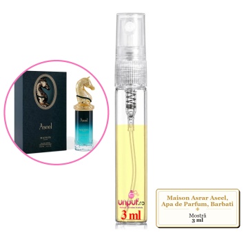 Mostra fiola din Parfumul Maison Asrar Aseel, Apa de Parfum, Barbati, decant sticla cu pulverizator - Img 3