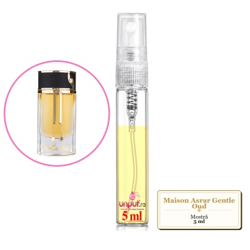 Mostra fiola din Parfumul Maison Asrar Gentle Oud, decant sticla cu pulverizator - Img 4