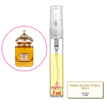 Mostra fiola din Parfumul Matin Martin Wild & Spicy, decant sticla cu pulverizator - Img 3
